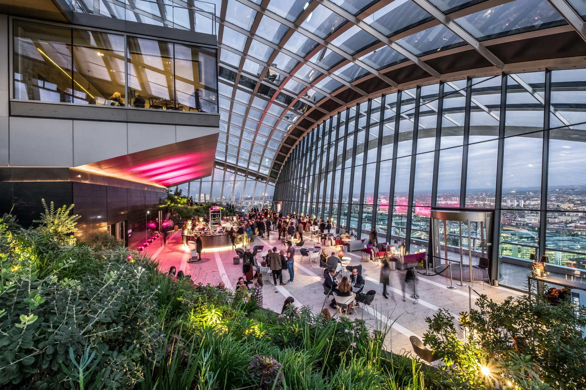 Fenchurch Terrace At Sky Garden Botanical Bliss Above The London