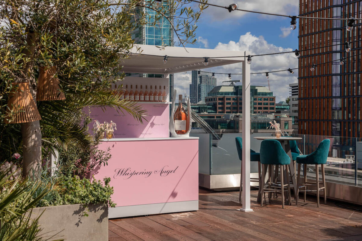 Whispering Angel Rosé Sky Terrace (Photo Credit: Emma Pharoah)