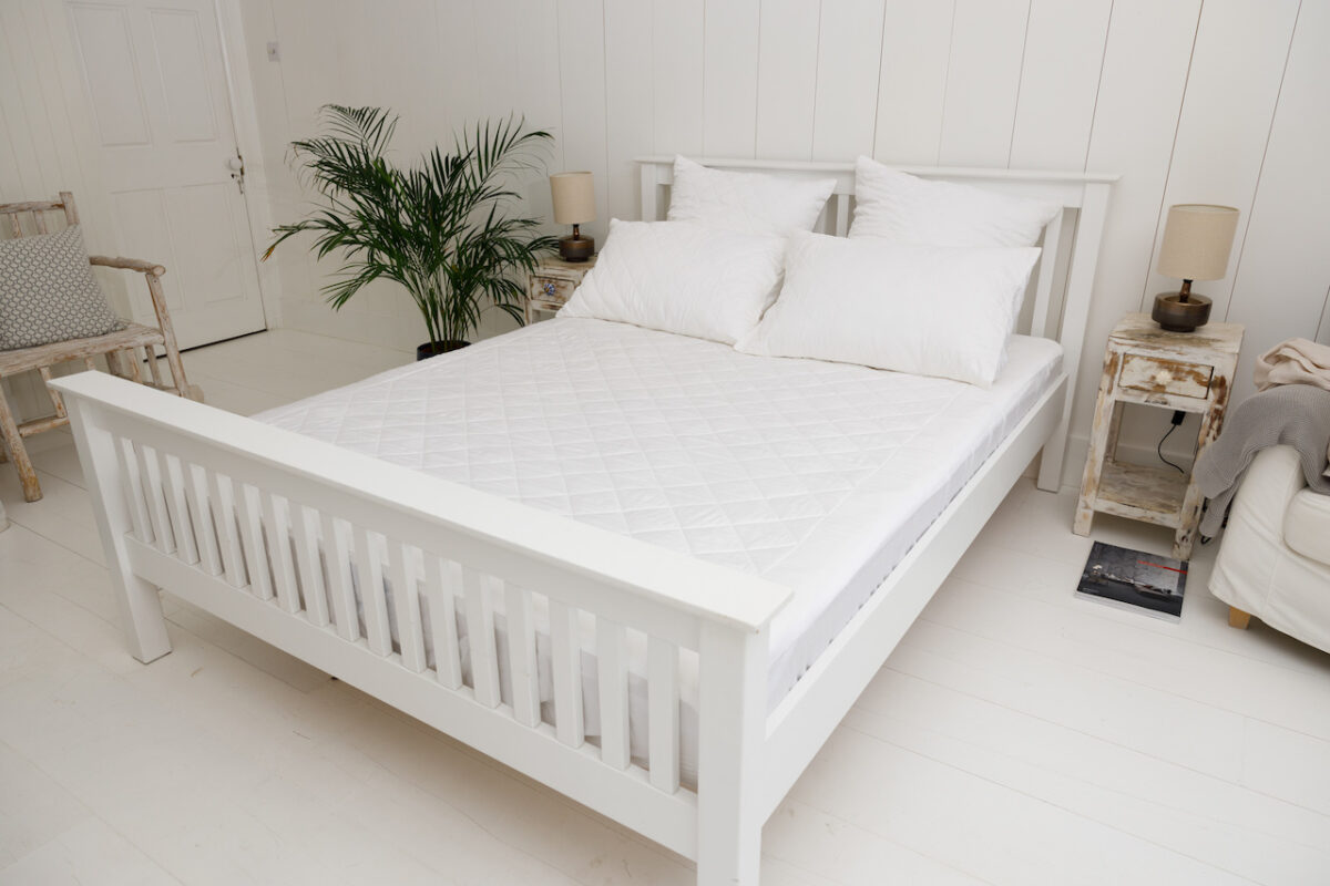 Ethical Bedding mattress topper with bamboo filling for a gorgeous night's sleep