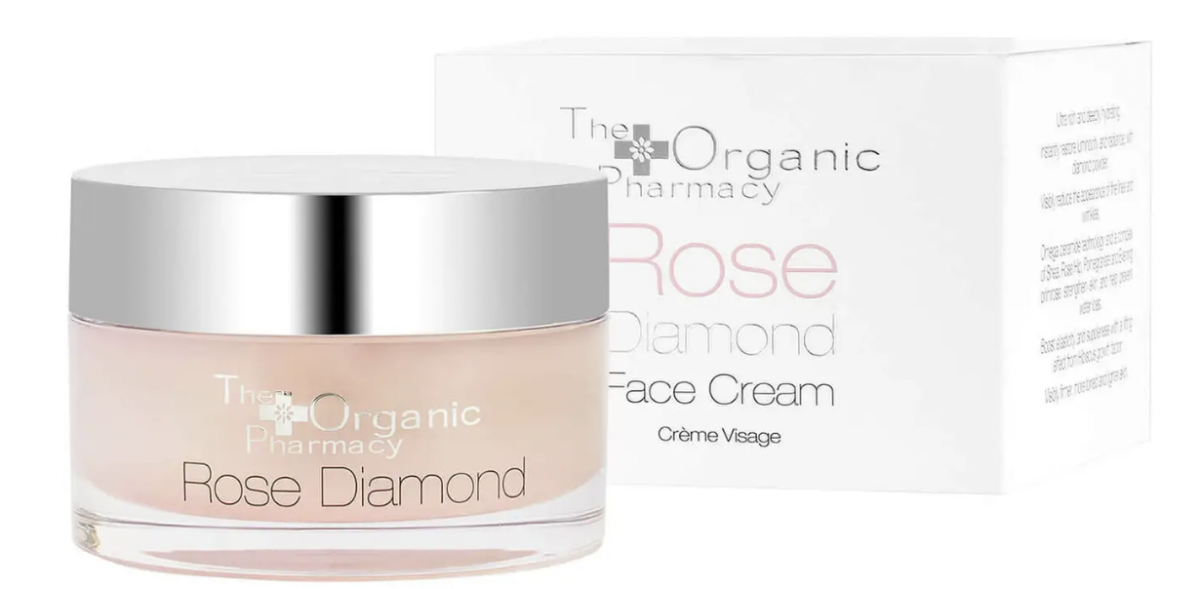 The Organic Pharmacy Rose Diamond Face Cream (£203) a luxurious and powerful cocktail of moisturising and hydrating ingredients