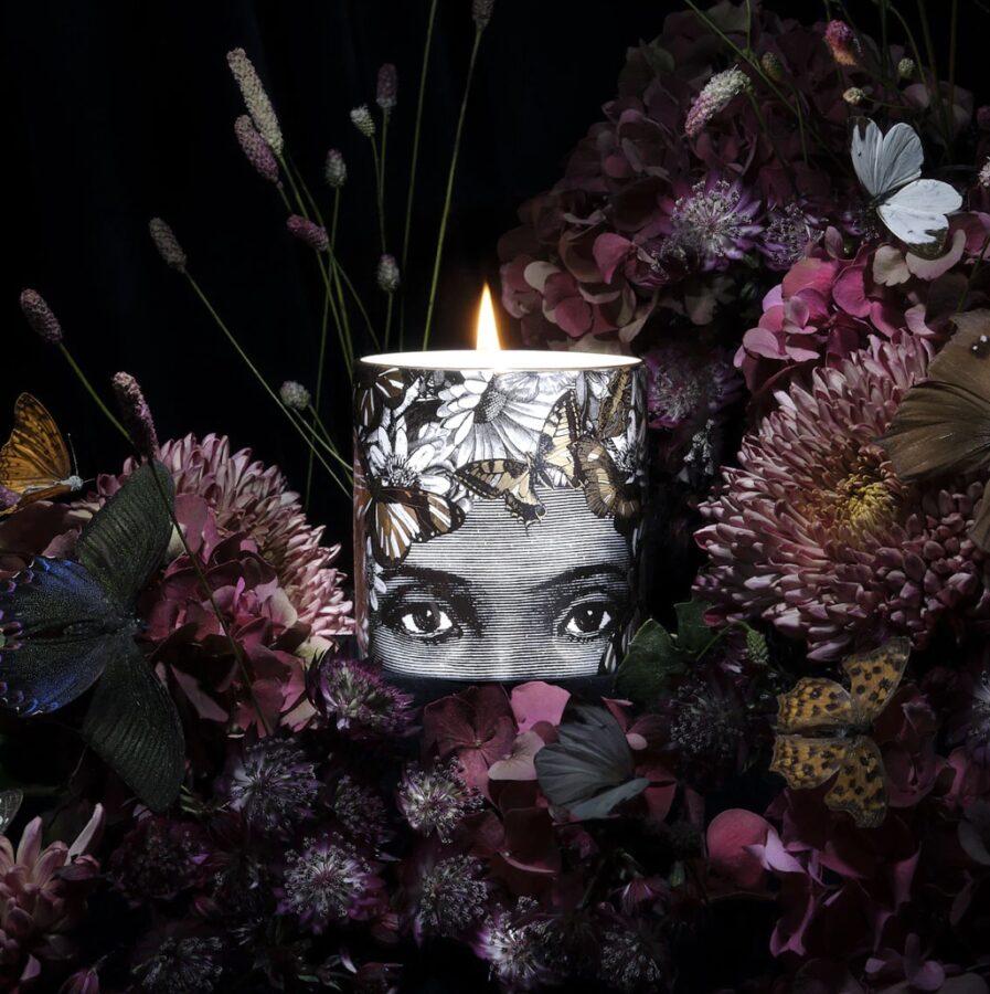 The Butterfly Lady Candle evokes a sultry and elegant grace, burns for around 90 hours and is made using only the finest eco-soy and vegan-friendly wax