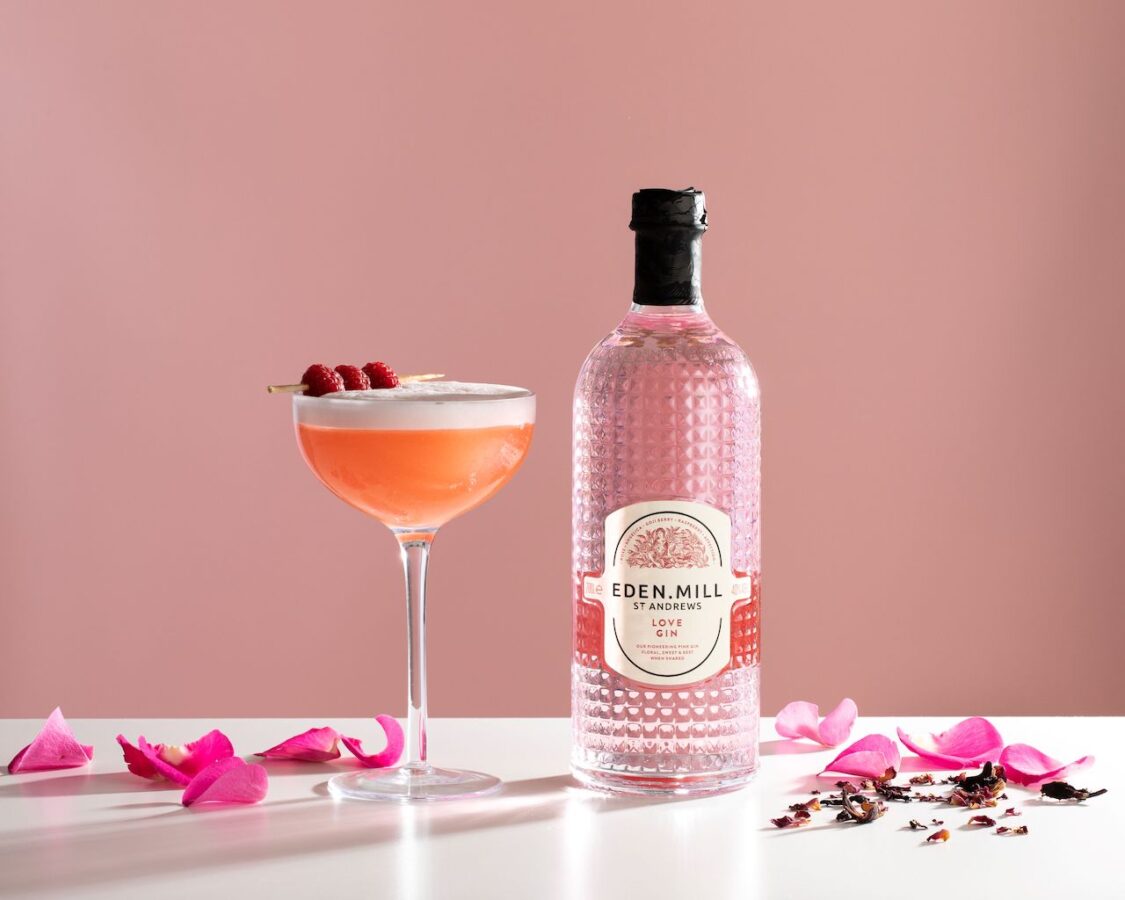 Eden Mill pink Love Gin makes a gorgeous Valentine's gift for the gin lover in your life!