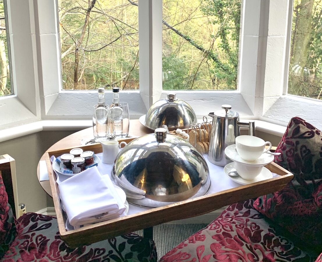 Room 1's feature window and window seats are the perfect spot to enjoy room service breakfast