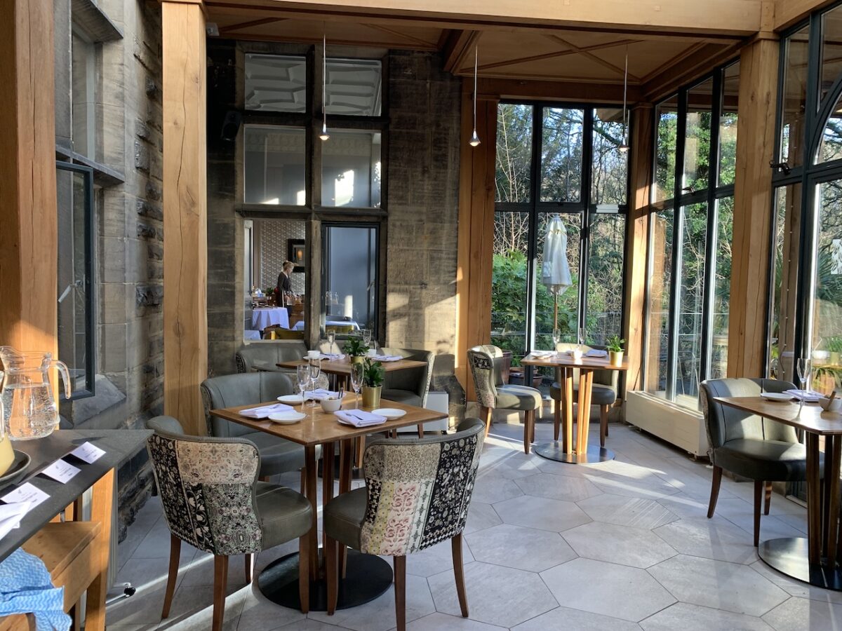 Fern Dining Room & Bar at Jesmond Dene House has a stunning terrace