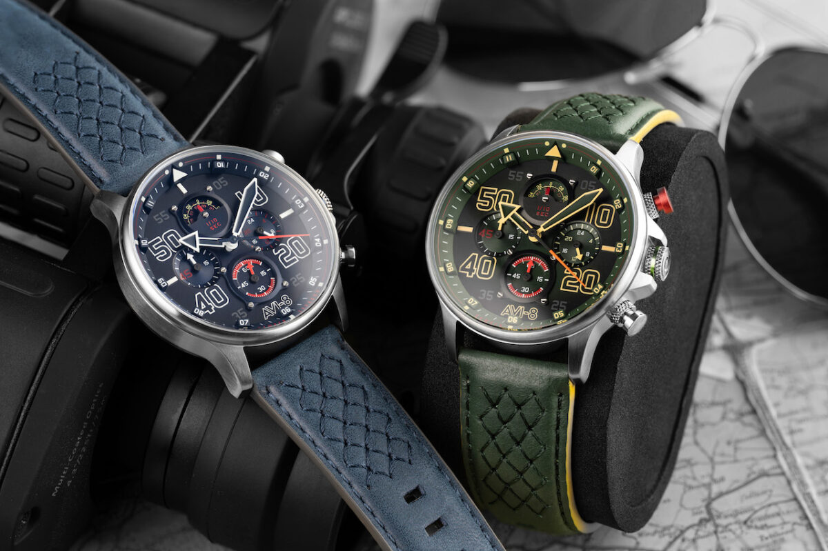 Father's Day - Gifts For Him: The AVI-8 Hawker Typhoon Sheila Chronograph Limited Edition