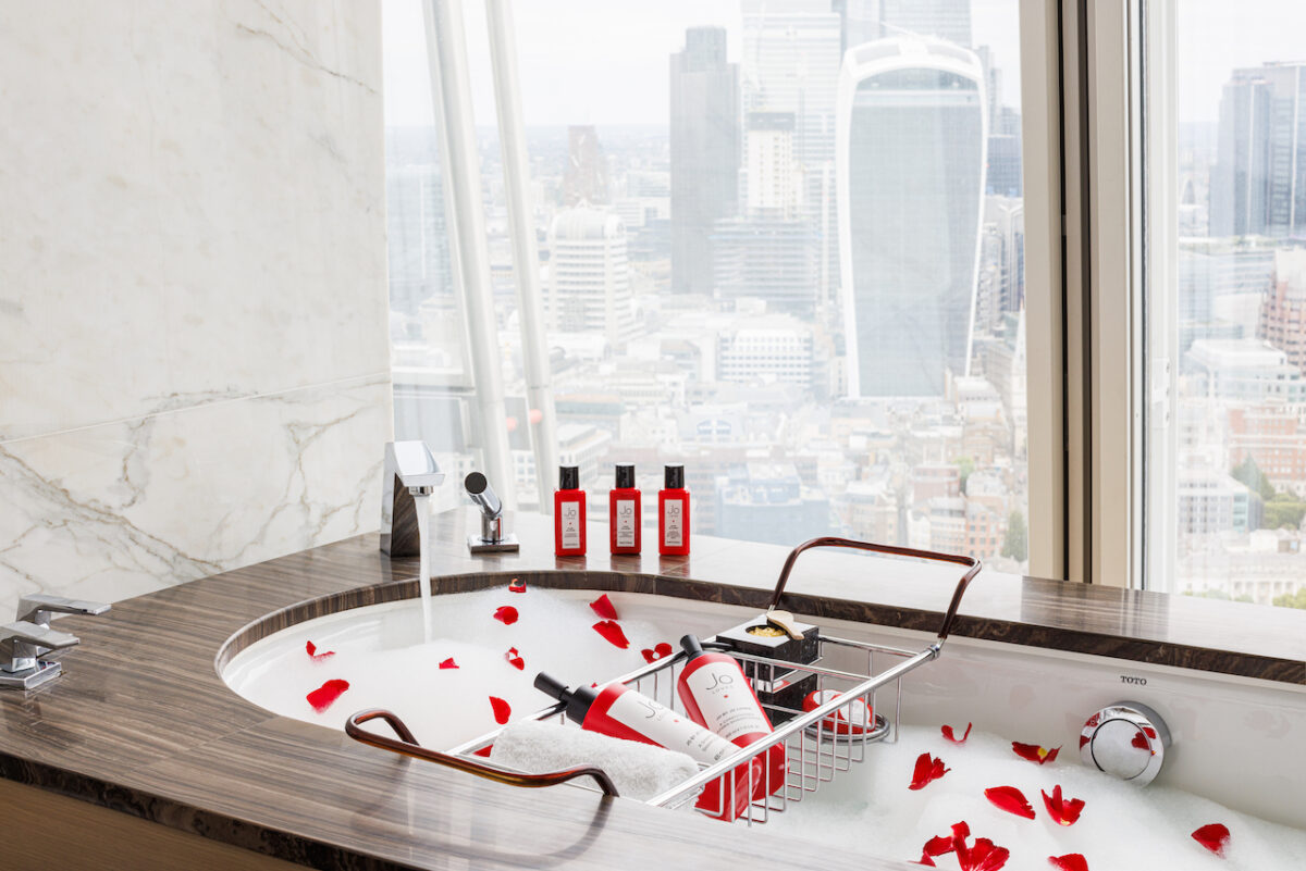 Jo by Jo Loves products will be stocked from 1st July at Shangri-La The Shard, London for a luxurious bathing experience