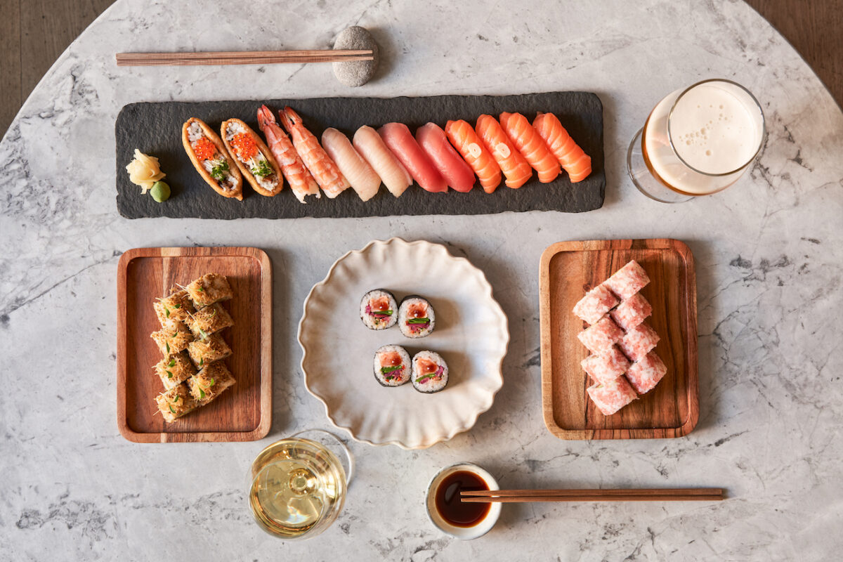 Enjoy a selection of nigiri and sushi as part of the limited offering