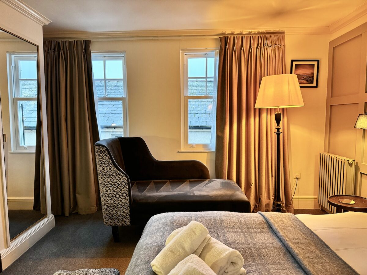 Bedrooms at The Black Bull are all named after local fells