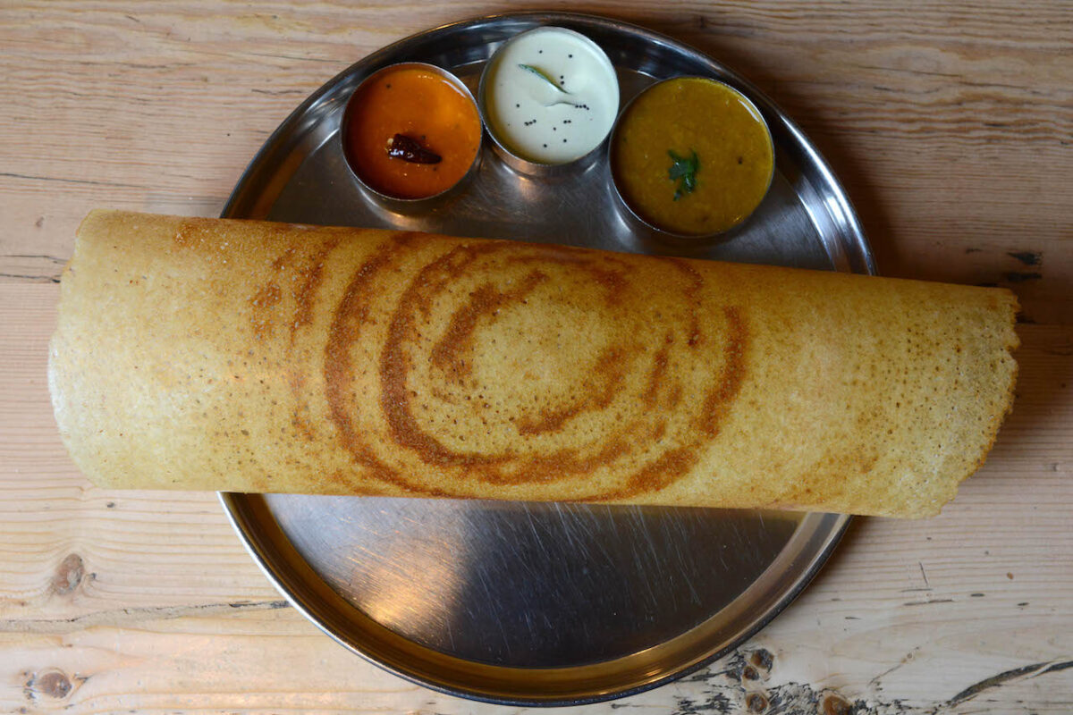 The dosa is an absolute must try if you are visiting Dosa Kitchen (photo credit: Mathen Ganesan)