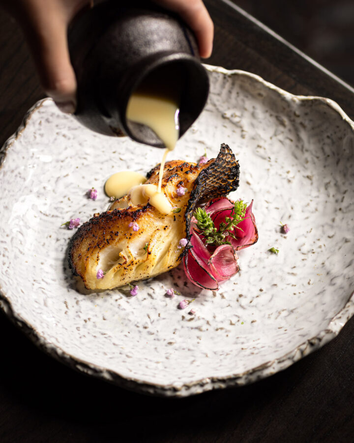 Chilean sea bass with champagne yuzu miso (Johnny Stephens Photography)