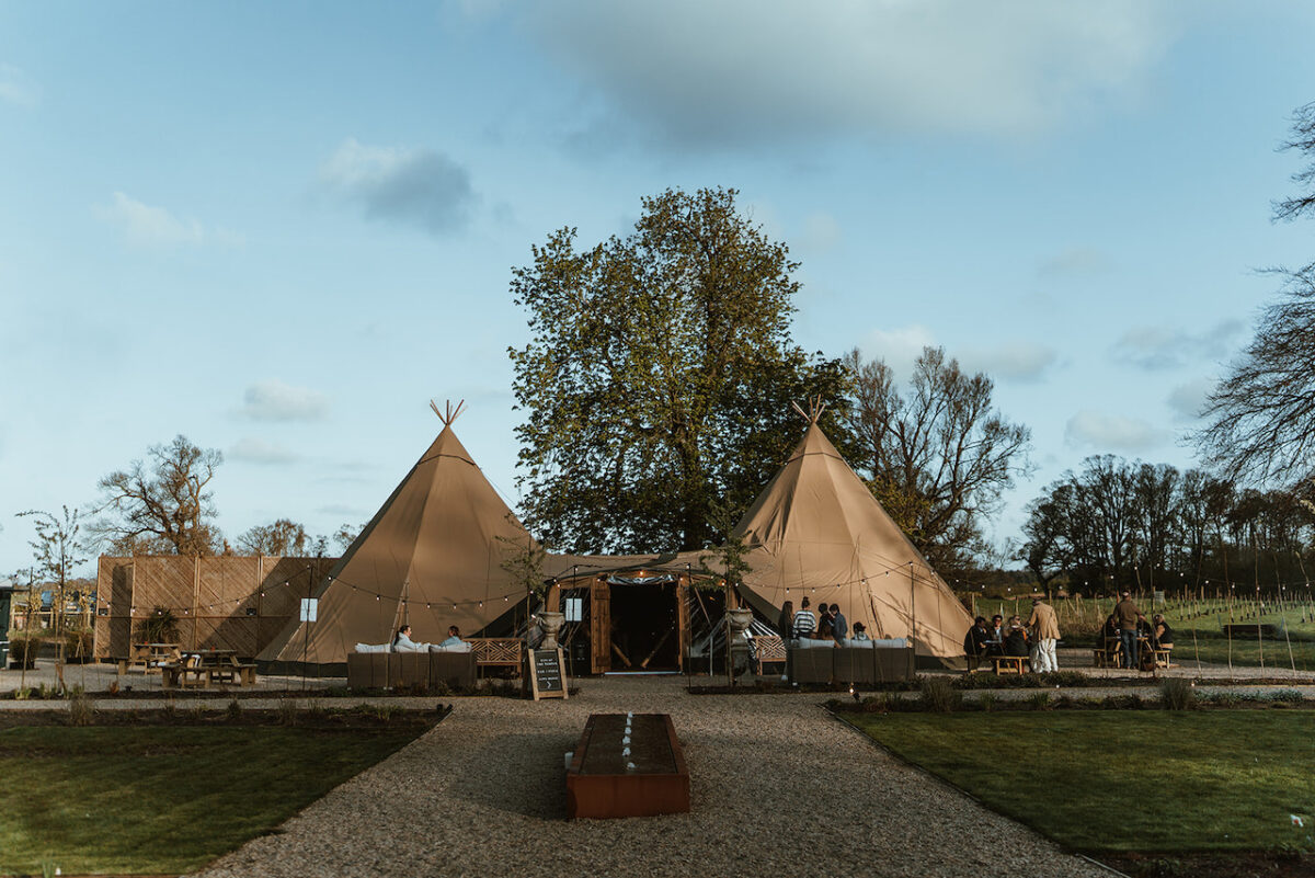 The Tempus Tipi - new to the Charlton Hall Estate for summer