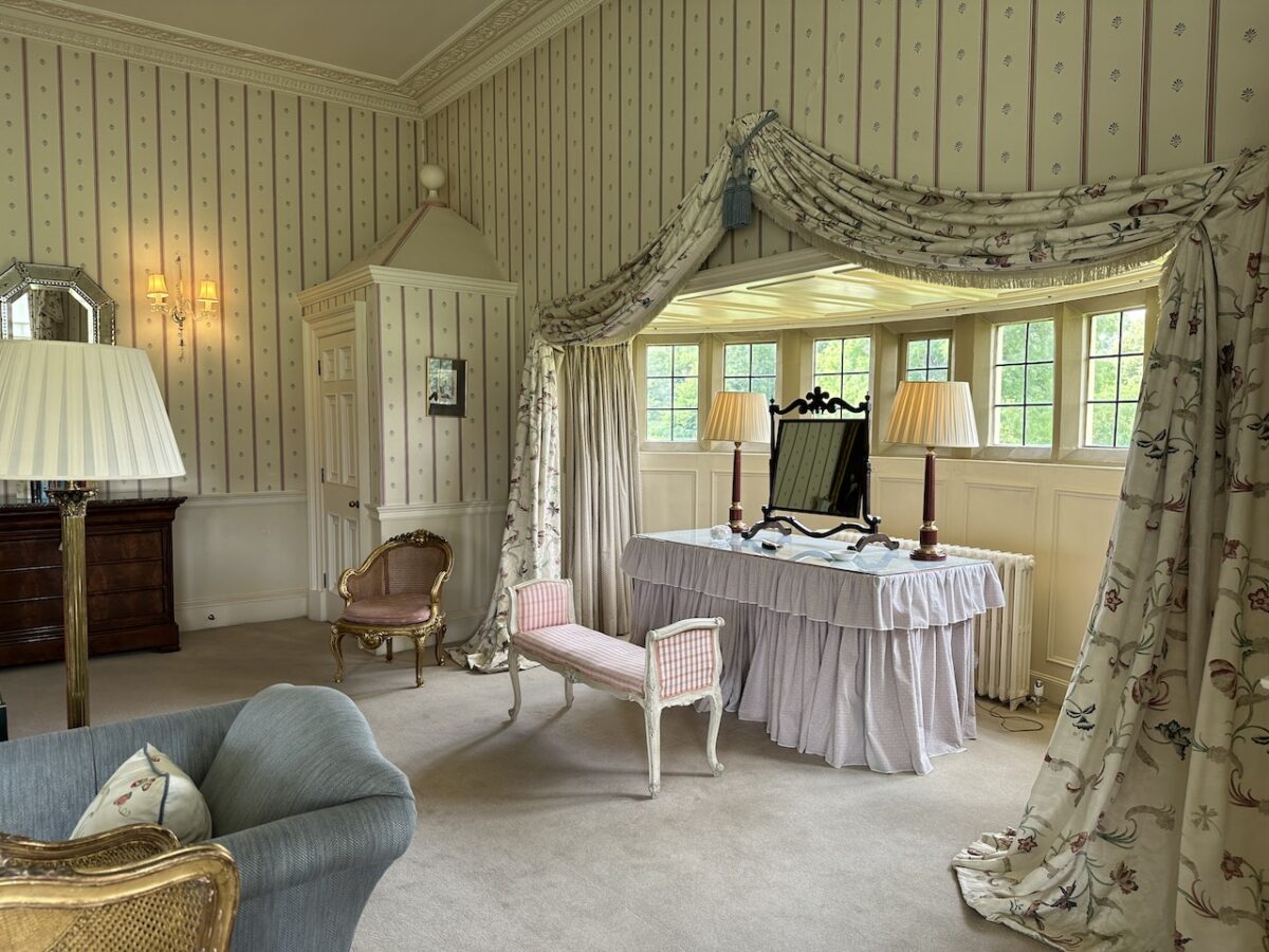 The majestic room which once belonged to King Louis XIII's Queen