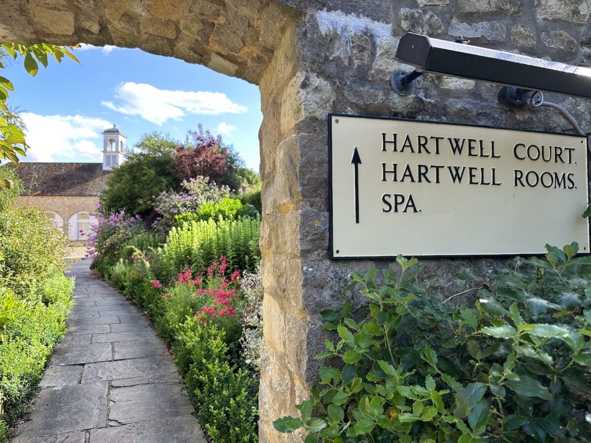 Be sure to explore the incredible gardens at Hartwell House - like a painting!