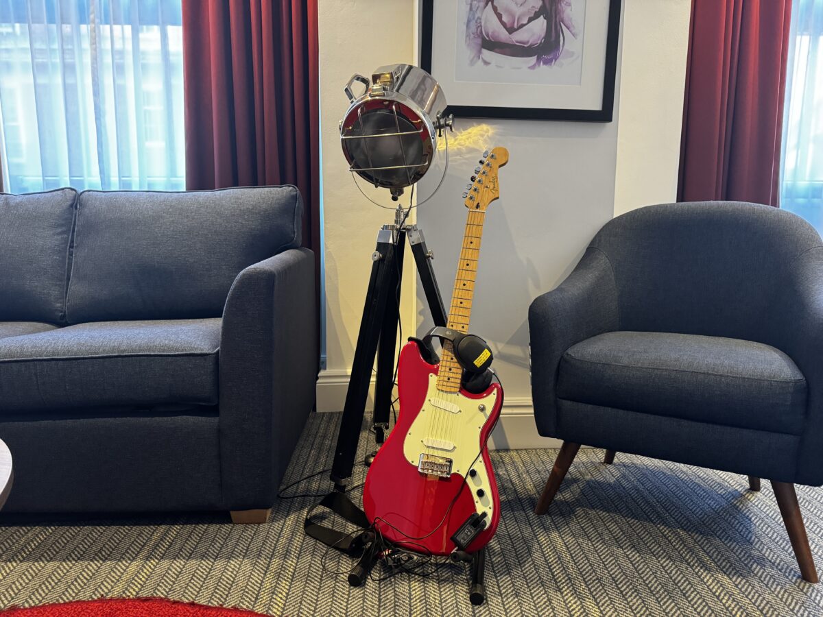 Rock out in your room - electric guitars are provided!