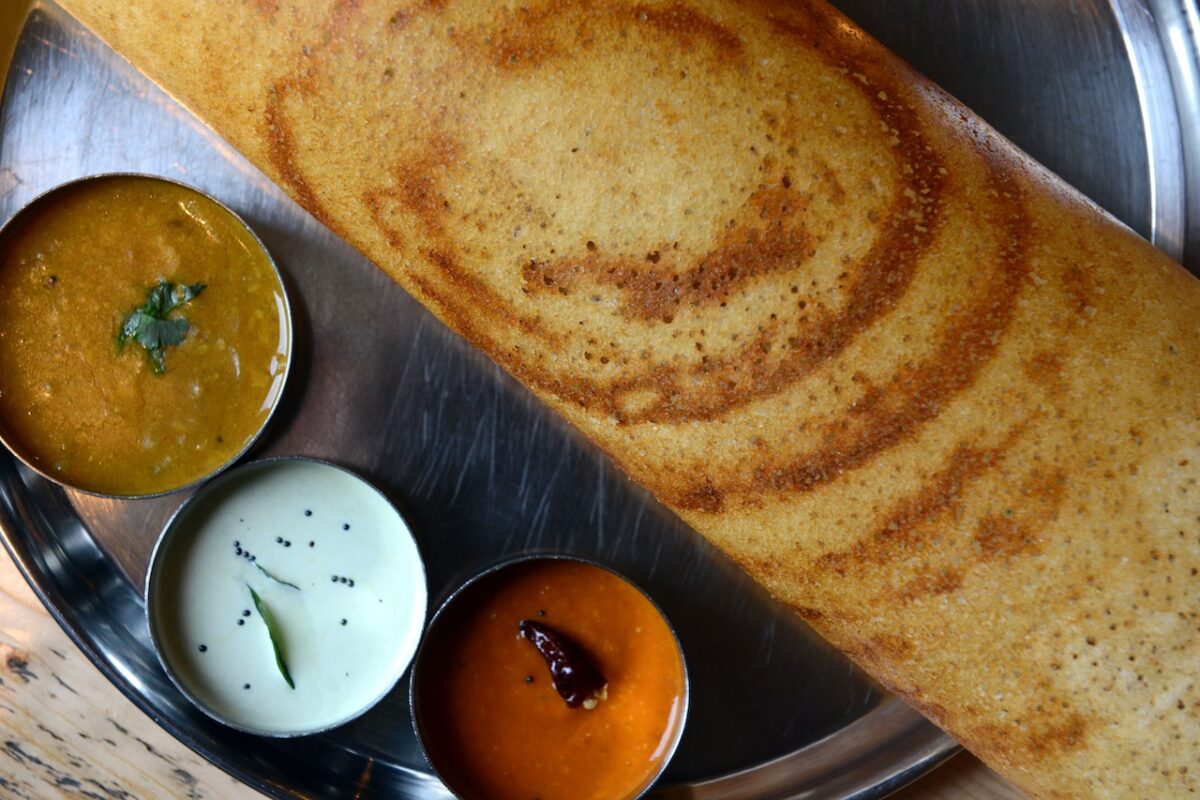 The dosas at Dosa Kitchen are a must-try not to mention their Sapaad Sundays!