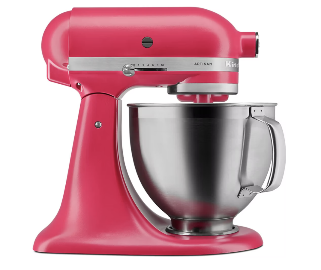 KitchenAid Mixer in hibiscus