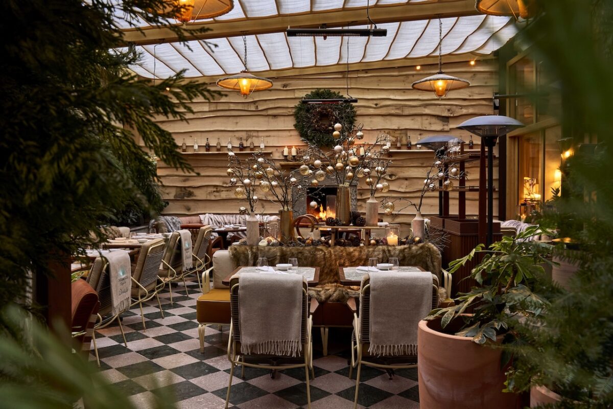 Dovetale's gorgeous winter terrace