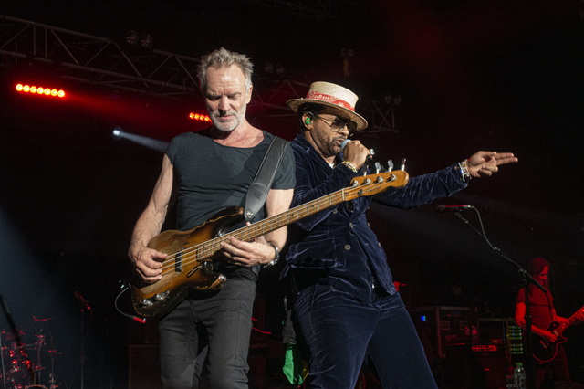 Sting and Shaggy performing at the St Lucia Jazz & Arts Festival 2023 (Photo Credit: Steve Cerf)