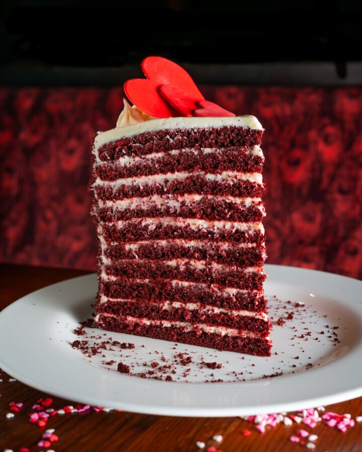 LAVO's Red Velvet 20-Layer Cake for Valentine's Day