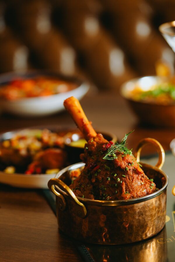 The lamb shank contains Paro's secret 48 spice recipe