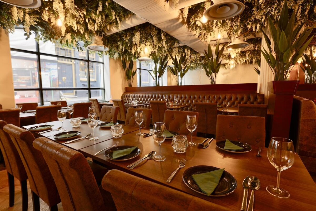 Paro's restaurant interiors, Covent Garden