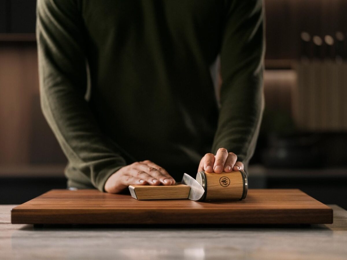 THE HORL 3 knife sharpener in oak has taken things up a notch (£169)