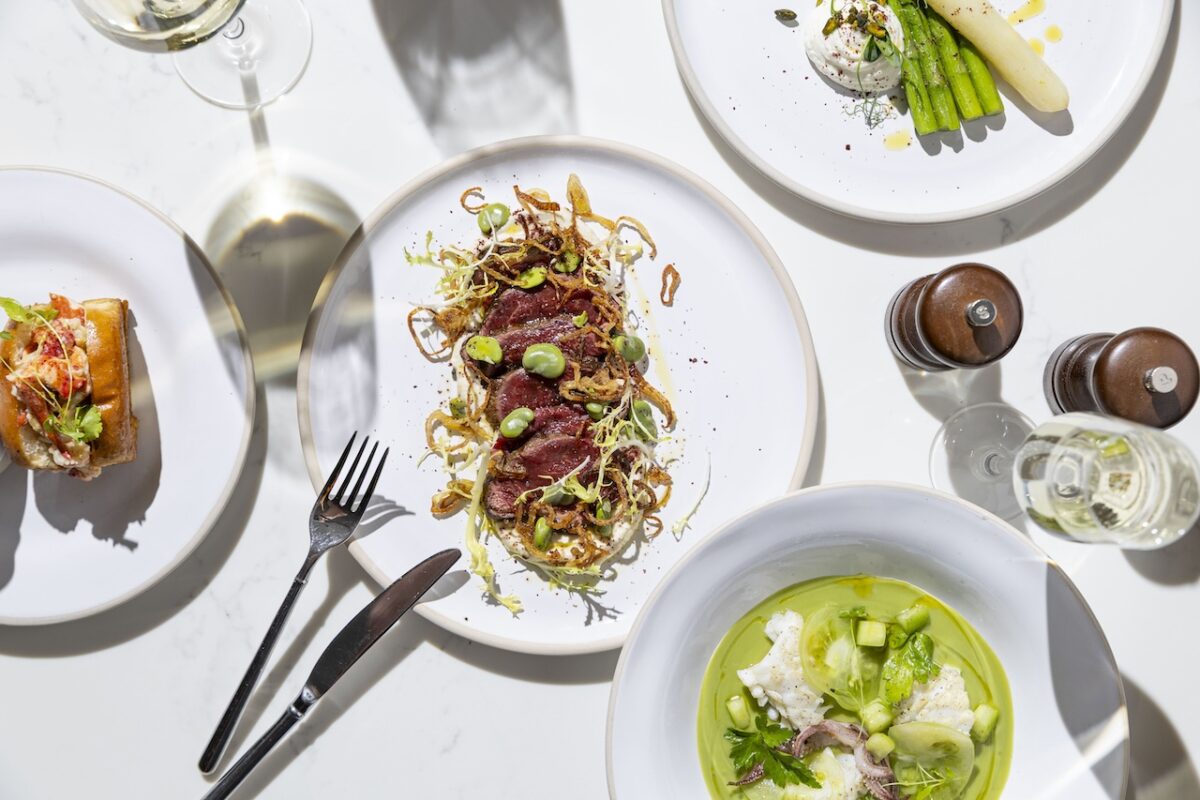 Kitchen at Holmes' new menu