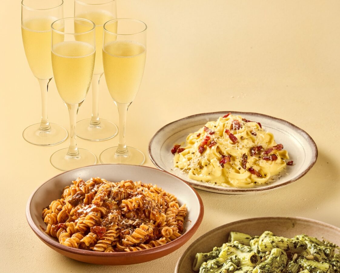 Bottomless pasta and prosecco at Pasta Evangelists