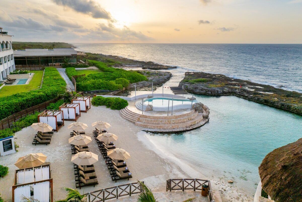 Eden Beach - a new luxury cove with private cabanas for hire