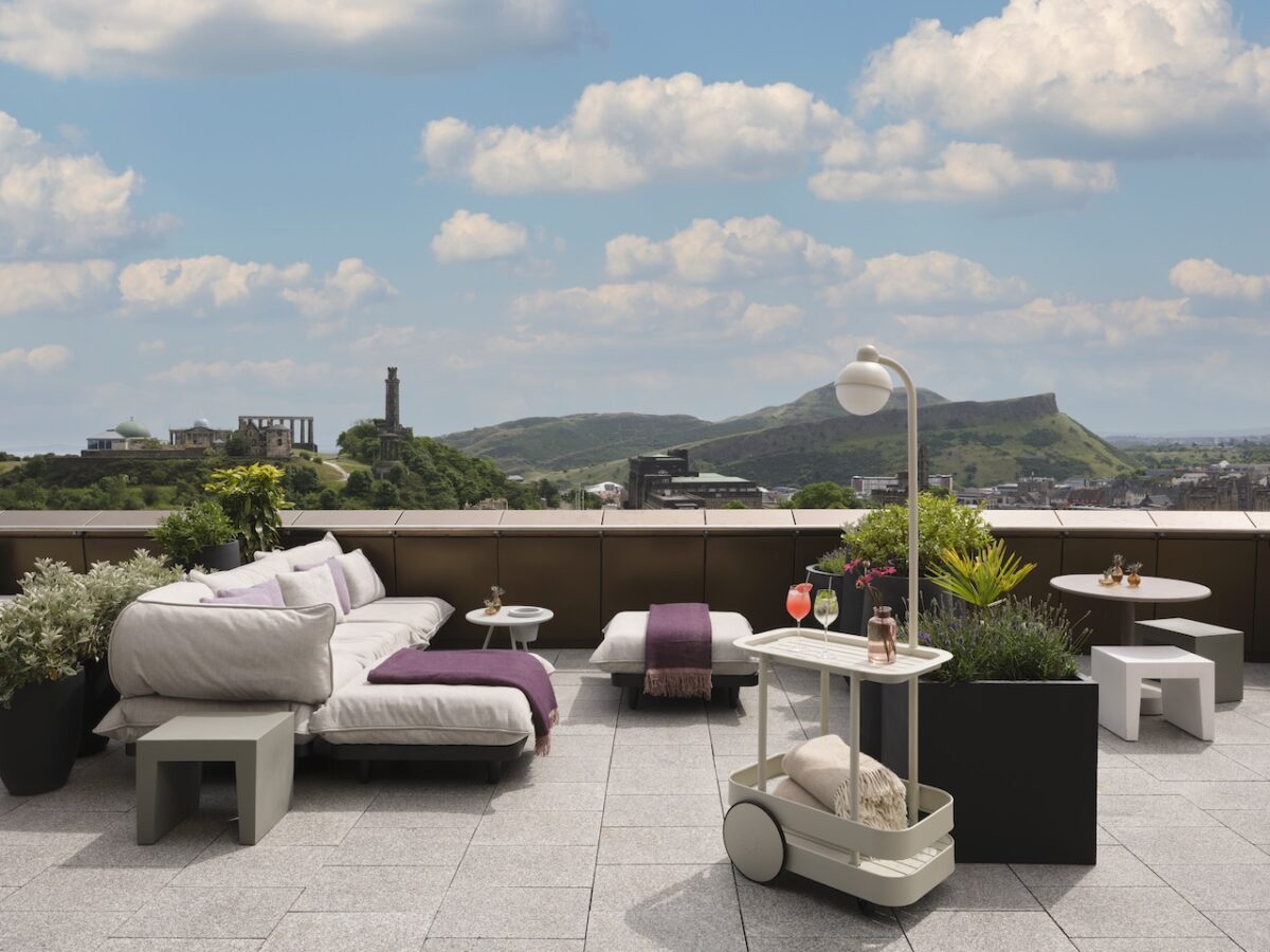 Cocktails, views and vibes at the W Deck now open at W Edinburgh