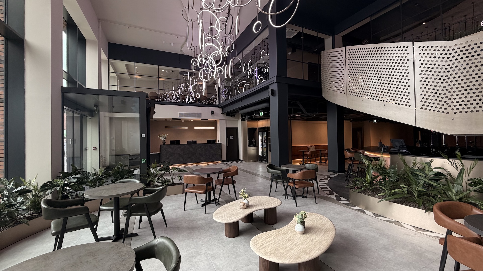 You love the Aloft welcome - just look at that lobby! 