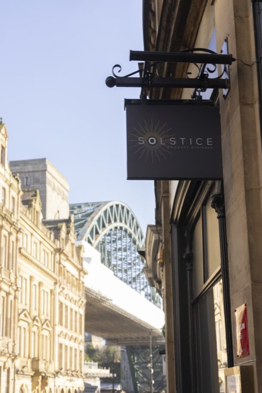 Multi-award winning and Michelin star restaurant Solstice on Newcastle's quayside (Sean Elliott Photography)
