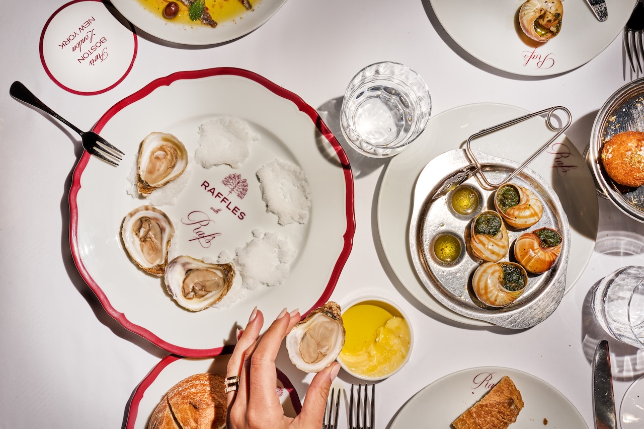 Raf's x Saison for London Fashion Week at Raffles