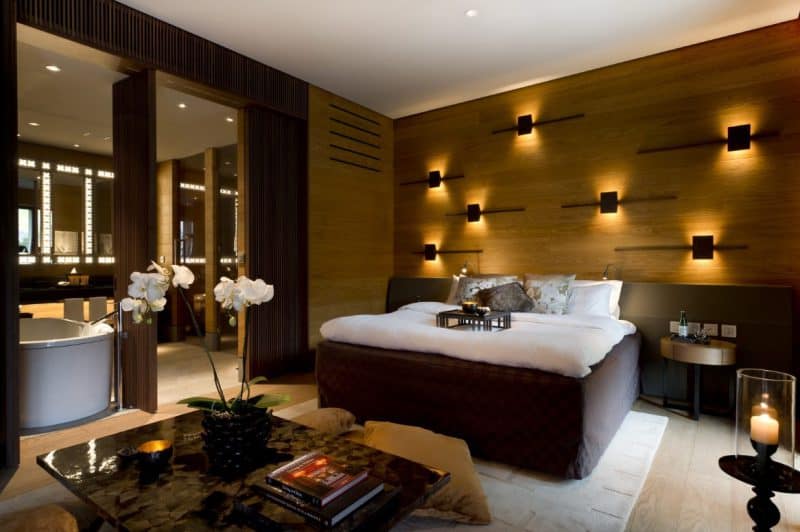 Luxebible Reviews The Chedi Andermatt: Bedroom Interior