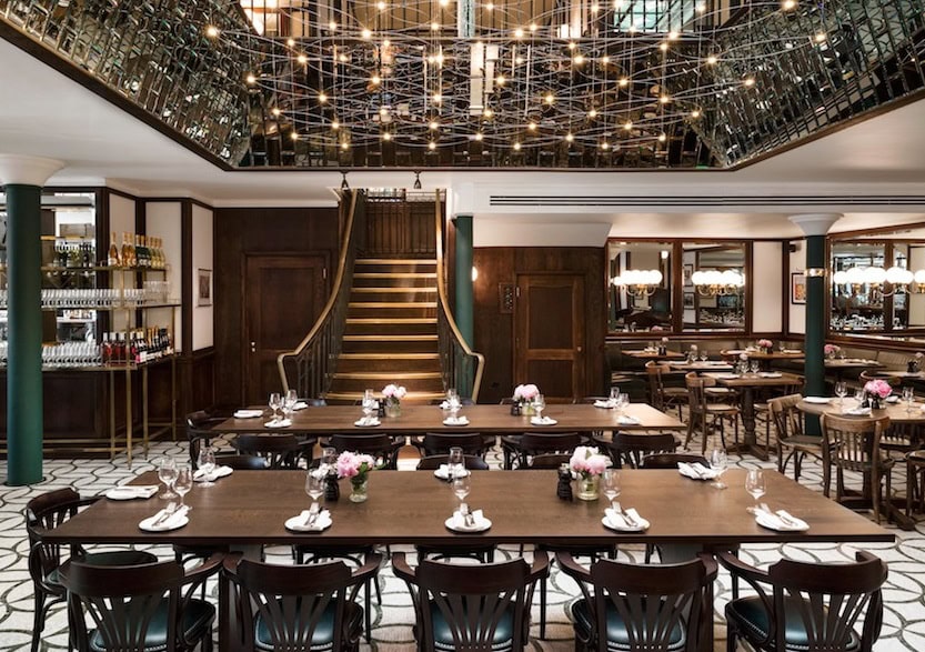 Luxe Bible's Top 3 French Restaurants in London: Les Deux Salons, Covent Garden