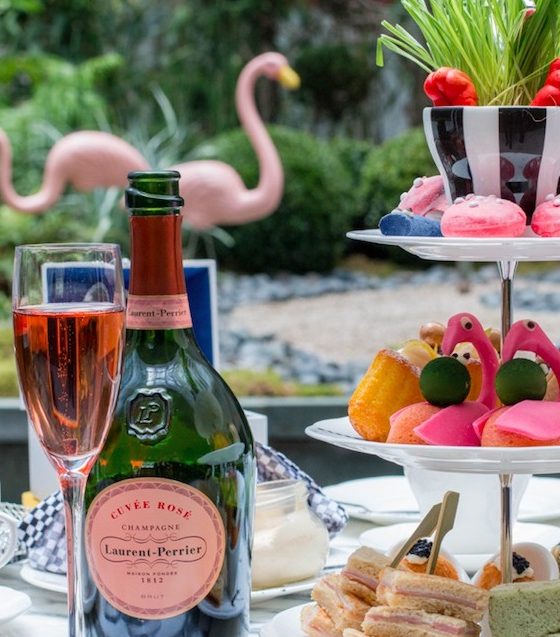 The Luxe List July 2018: Laurent-Perrier Cuvée Rosé Mad Hatters Afternoon Tea