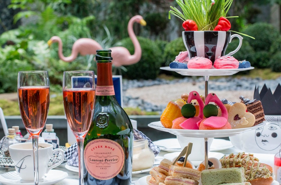 The Luxe List July 2018: Laurent-Perrier Cuvée Rosé Mad Hatters Afternoon Tea