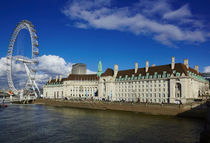 Luxe Bible's 4 of the Best London Hotels: London Marriott County Hall