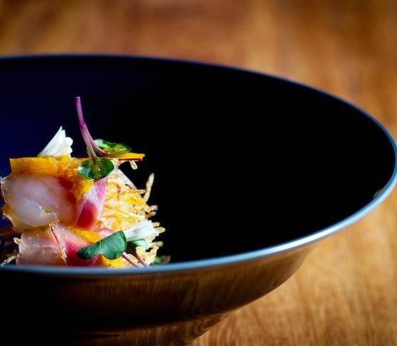 Luxebible Loves Jason Atherton's New Restaurant Sosharu: Bream, Sashimi, Shichimi Crispy Potato