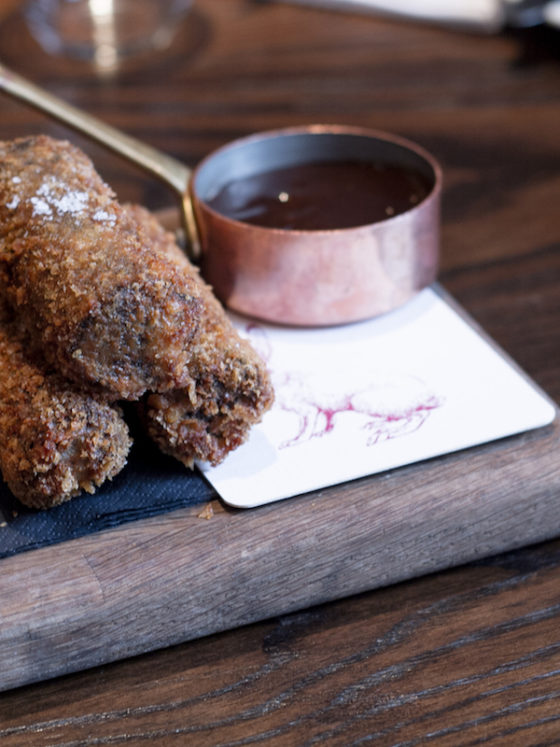 Where to Celebrate Burns Night in London: Haggis Croquettes at The Jugged Hare