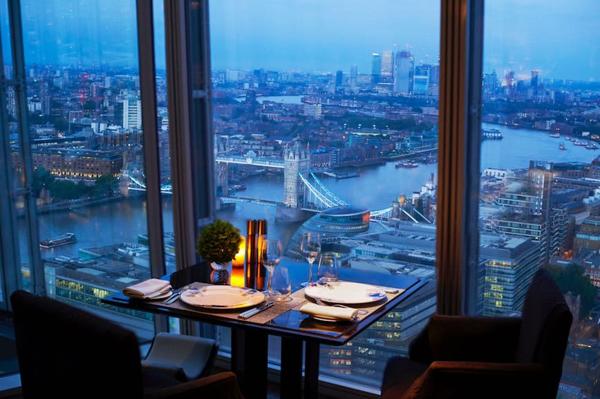 14 Date Night Ideas for Valentine's Day in London: TING at Shangri-La at The Shard