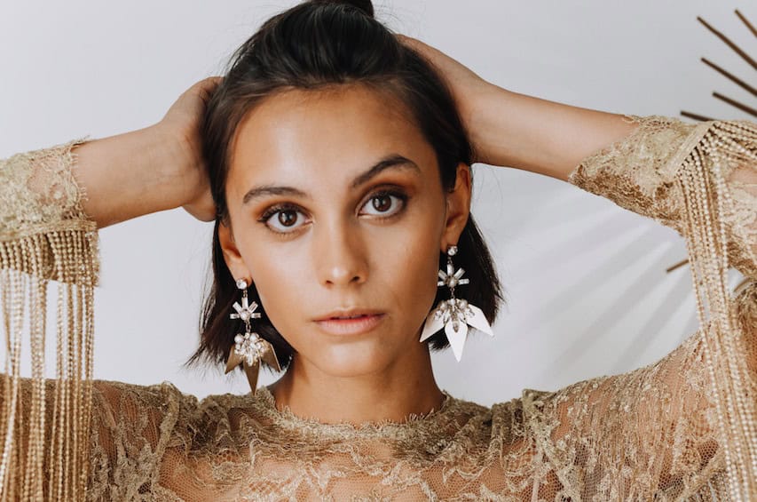 Tilly Thomas Lux Tuya Earrings from the Cleopatra Collection