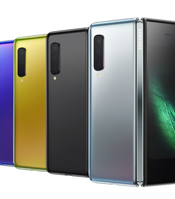 The Future of Smartphones – The Samsung Galaxy Fold available in Space Silver, Cosmos Black, Martian Green and Astro Blue