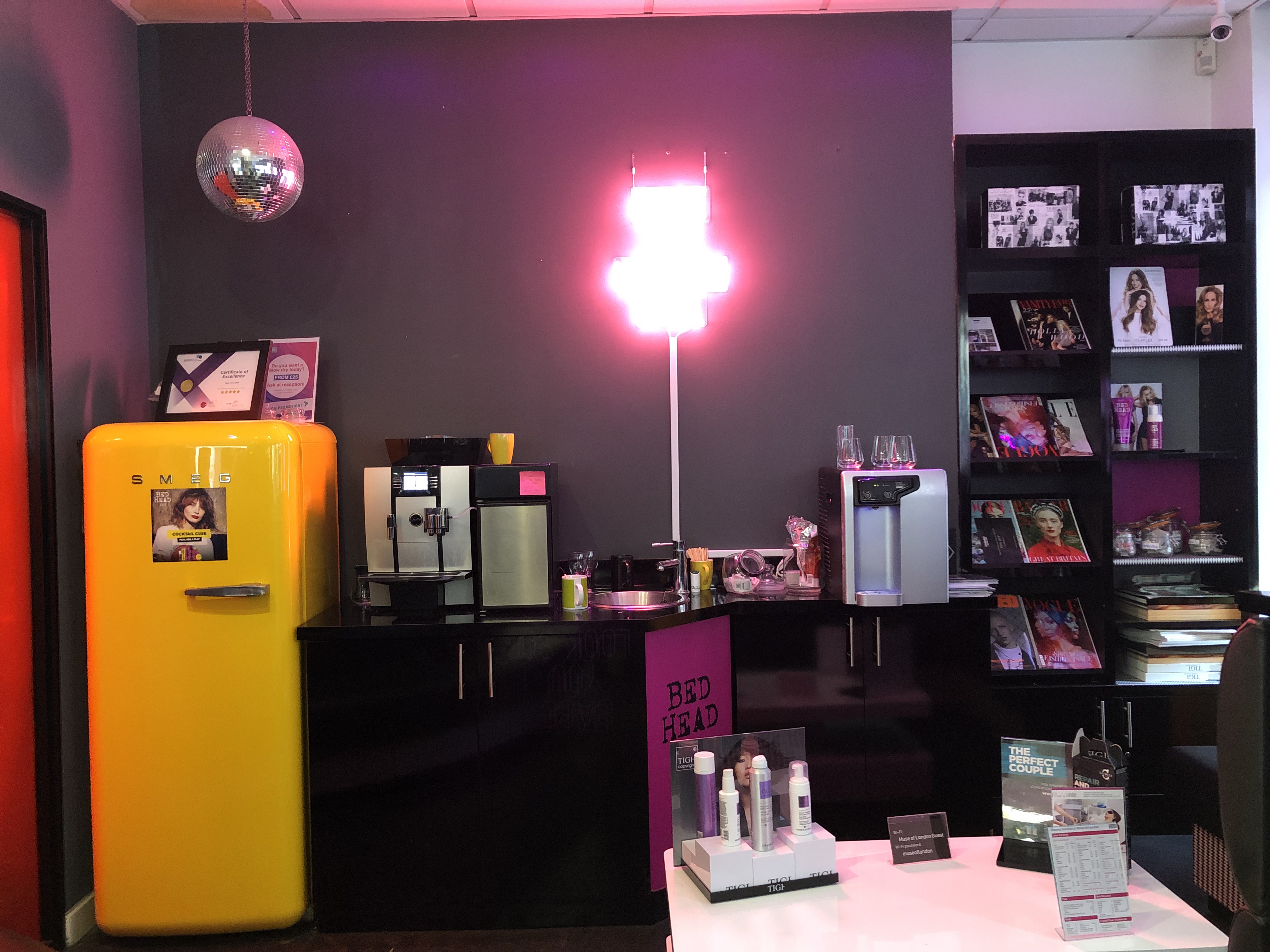 Muse of London - For the Ultimate Hair Transformation: Waiting Area