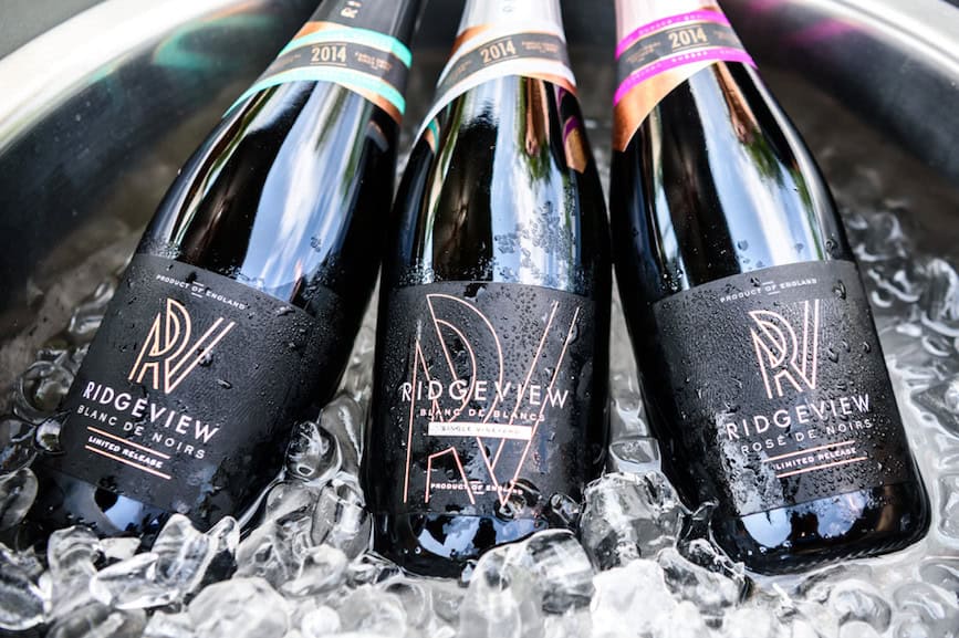 The Luxe List May 2019 -Ridgeview Celebrates English Wine Week - Vintage Range on Ice