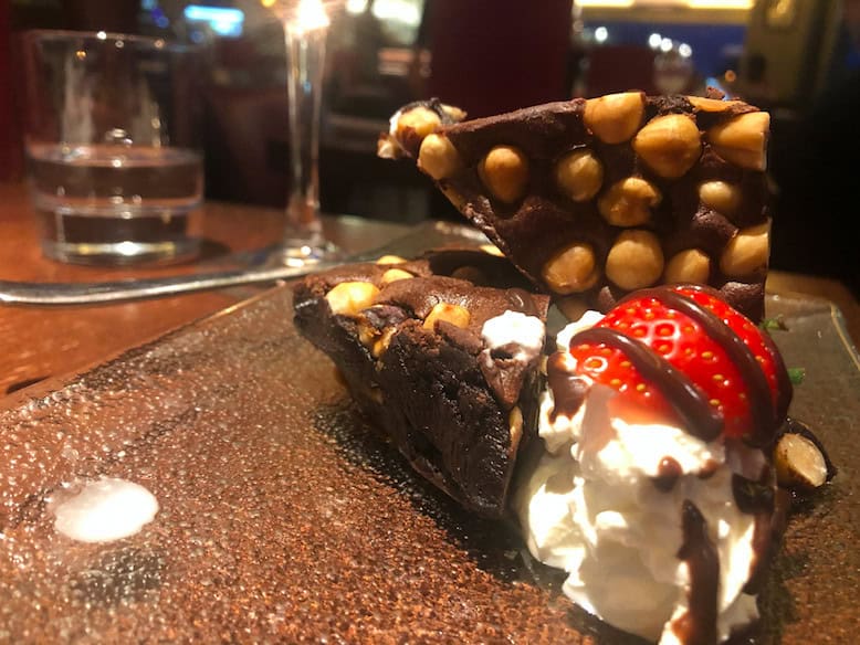 Luxe Bible Reviews The Varsity Hotel & Spa, Cambridge: Chocolate Brownie at Six Brasserie