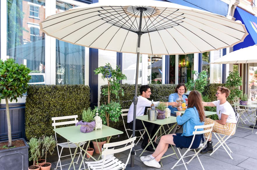 The Luxe List July 2019 Part Two - The Little Blue Door’s Gin Inspired Summer Terrace