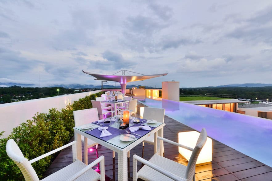 Dream Phuket Hotel & Spa - VU Bar, Infinity Pool & Dining Area