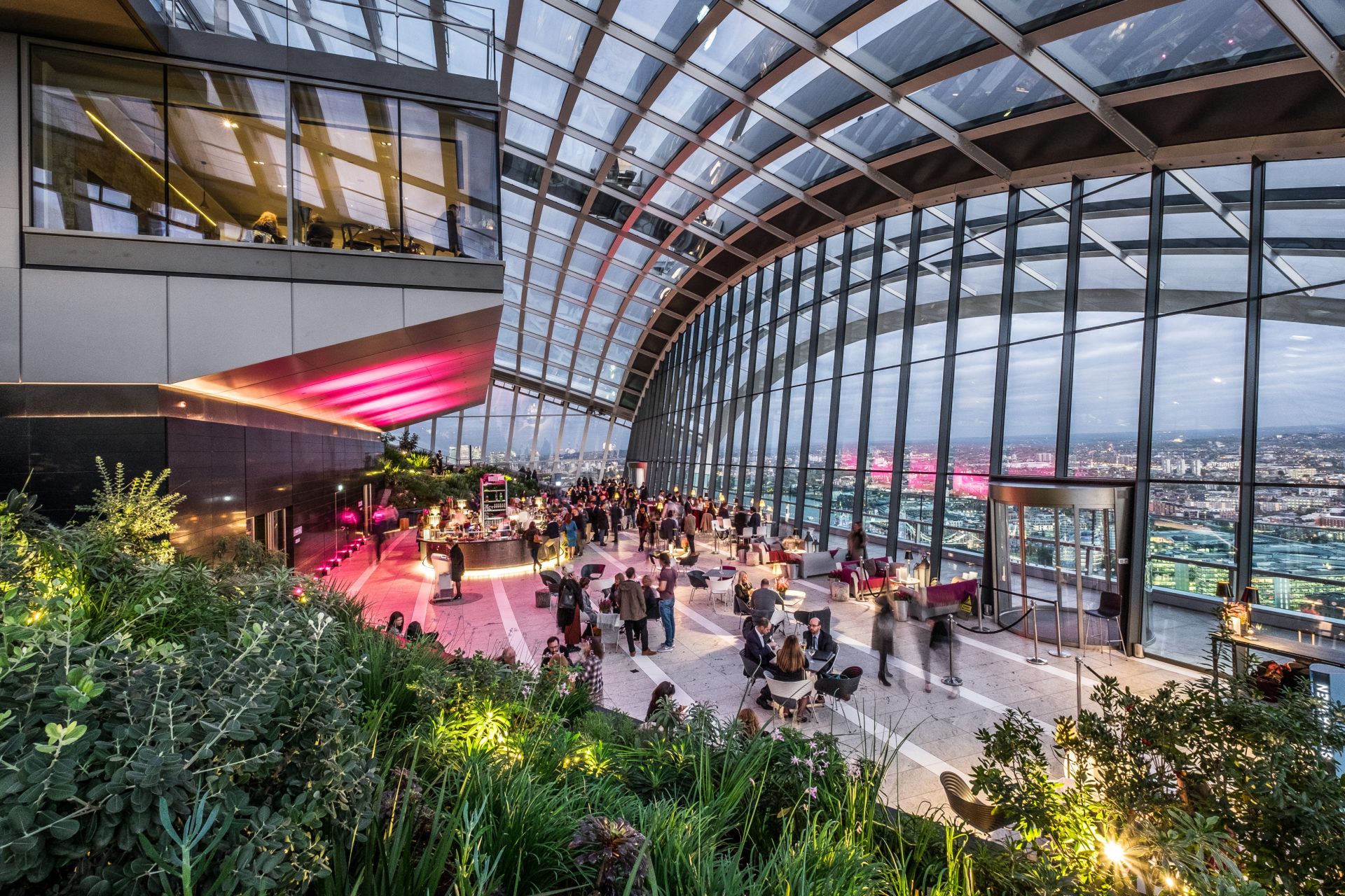 Fenchurch Terrace at Sky Garden - Botanical Bliss Above the London Skyline