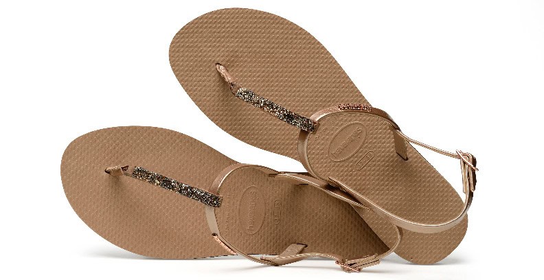Summer Essentials - Don't Jet Off Without Them! Sparkly Havaianas You Riviera Crystal in Rose